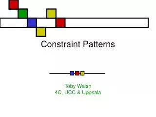 Constraint Patterns