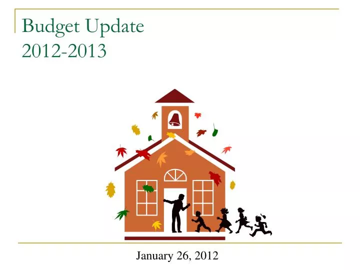 budget update 2012 2013