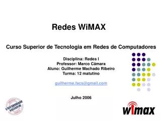 Redes WiMAX