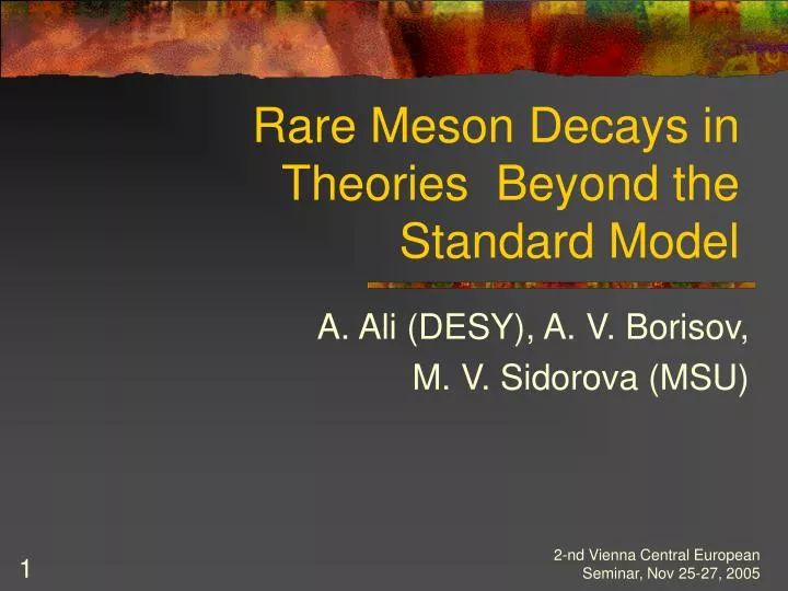 rare meson decays in theories beyond the standard model