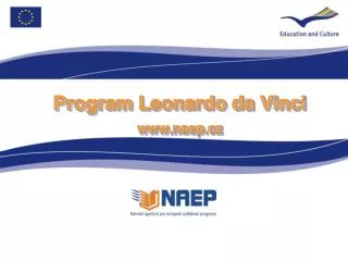 Program Leonardo da Vinci naep.cz