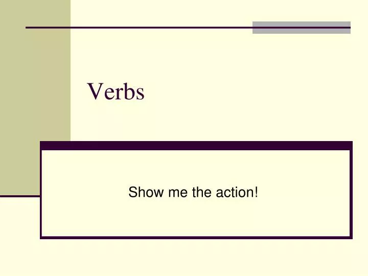 verbs