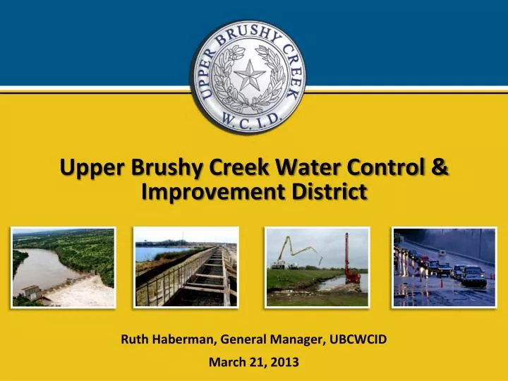 upper brushy creek water control improvement district