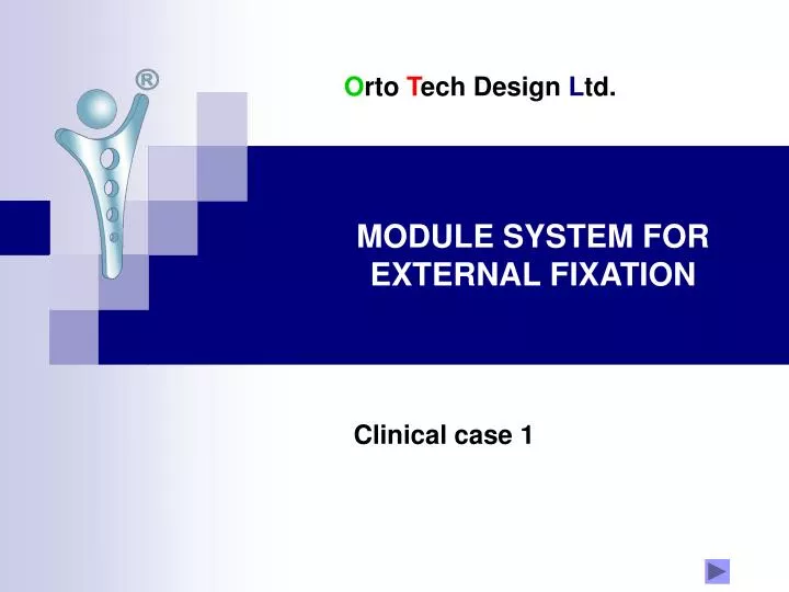 module system for external fixation