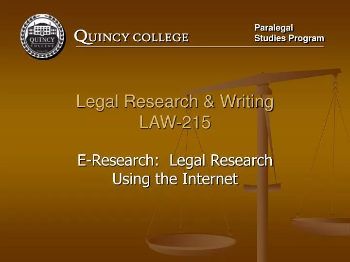 legal research writing law 215