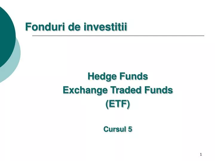 fonduri de investitii