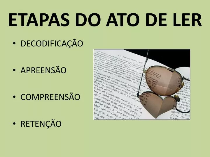 etapas do ato de ler