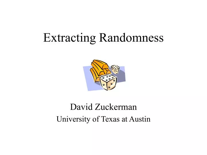 extracting randomness