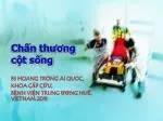 Chấn thương cột sống - slide 1