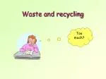Waste and recycling - slide 1