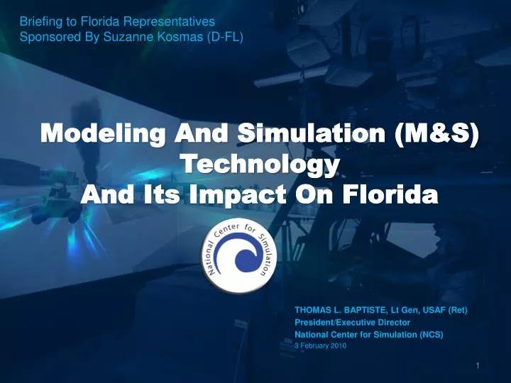 modeling and simulation m s technology and its impact on florida