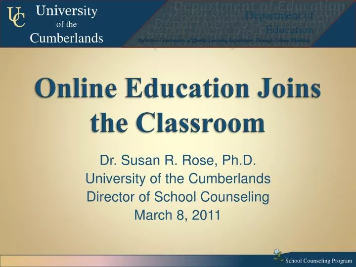 online education joins the classroom