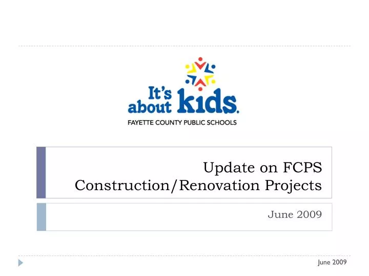 update on fcps construction renovation projects