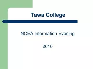 Tawa College