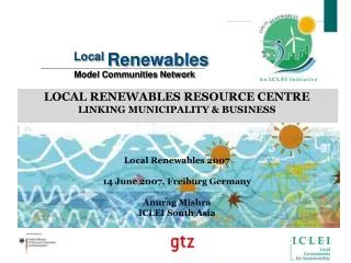 Local Renewables