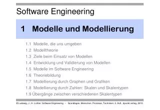 1	Modelle und Modellierung