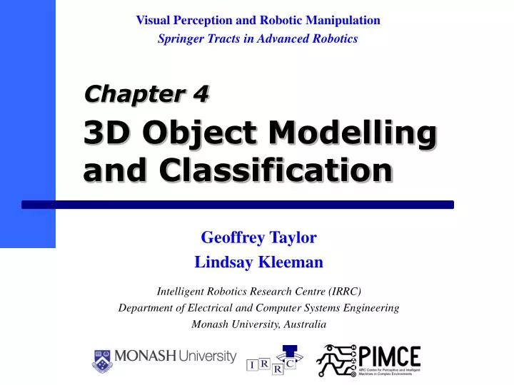 3d object modelling and classification