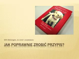 skn bibliolog w ex libris przedstawia