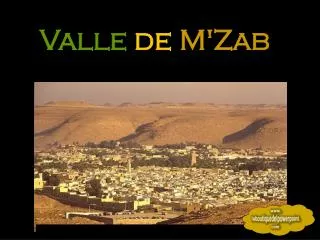 Valle de M'Zab