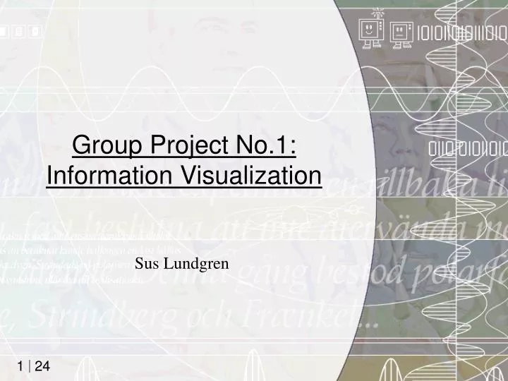 group project no 1 information visualization