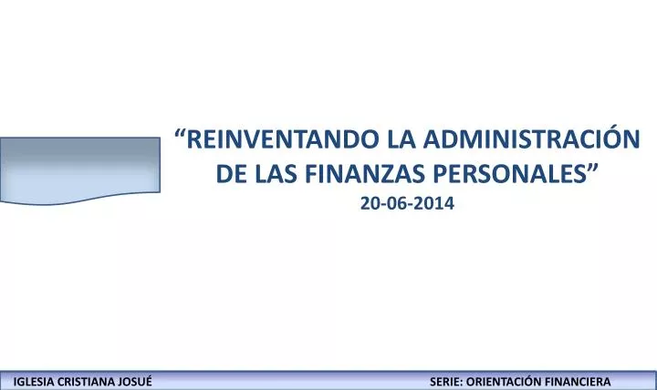 reinventando la administraci n de las finanzas personales 20 06 2014