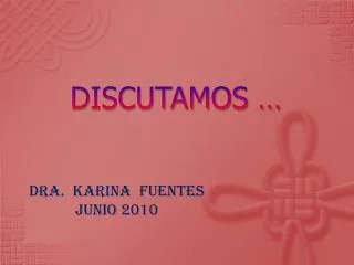 discutamos