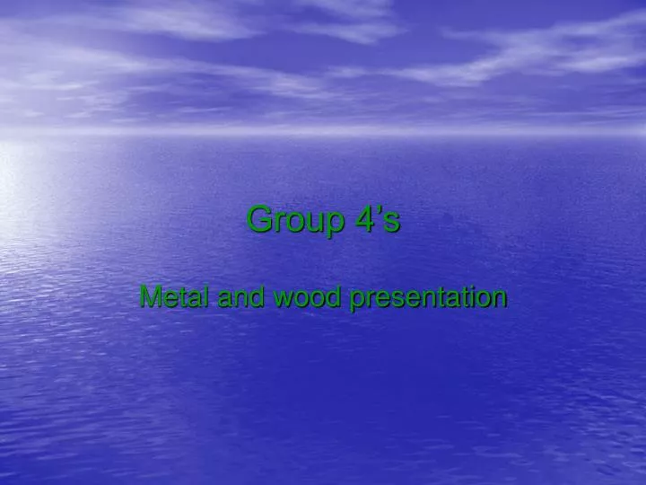group 4 s