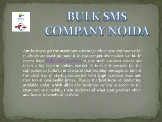 BULK SMS COMPANY NOIDA