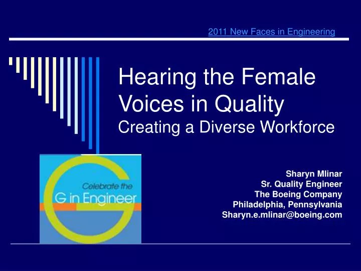 hearing the female voices in quality creating a diverse workforce