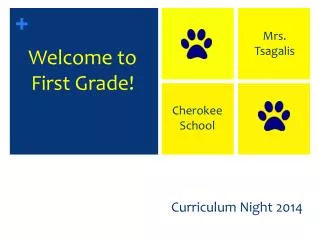 Welcome to First Grade!