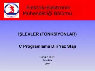 elektrik elektronik m hendisli i b l m