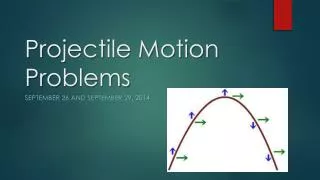 Projectile Motion Pr o blems