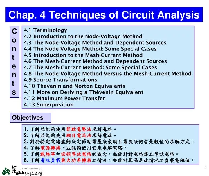 PPT - Chap. 4 Techniques Of Circuit Analysis PowerPoint Presentation ...