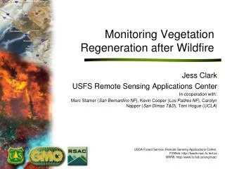 Monitoring Vegetation Regeneration after Wildfire