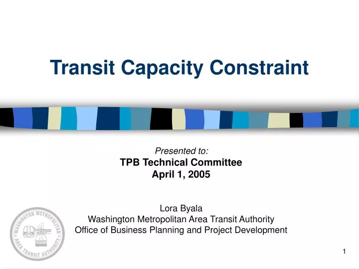 transit capacity constraint