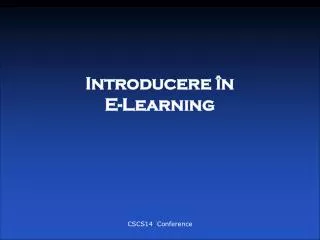 introducere n e learning