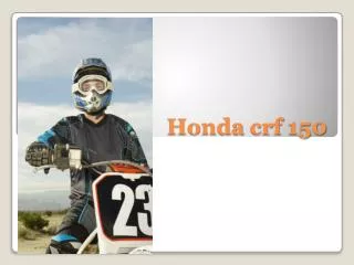 Honda crf 150