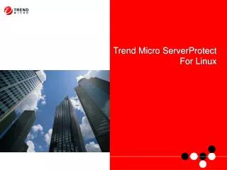 Trend Micro ServerProtect For Linux