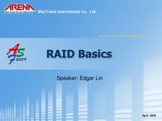 RAID Basics