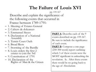 The Failure of Louis XVI pp. 159-167