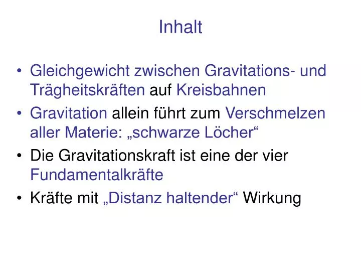 inhalt