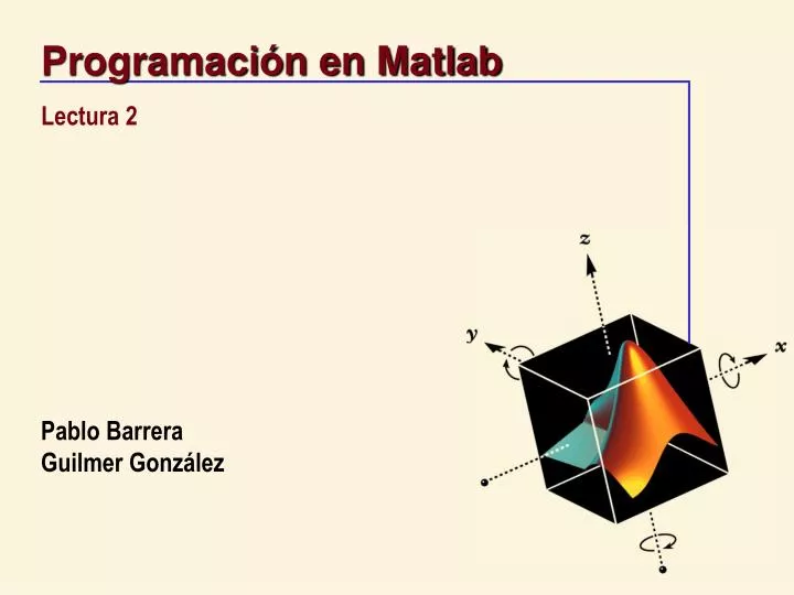 programaci n en matlab