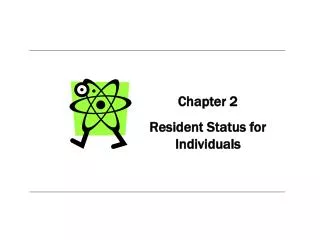 Chapter 2 Resident Status for Individuals
