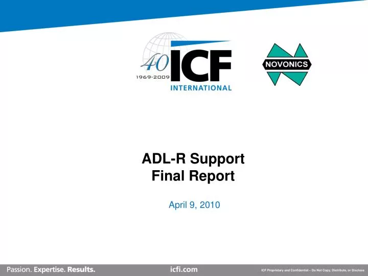 adl r support final report