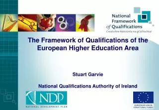 The Framework of Qualifications of the European Higher Education Area Stuart Garvie