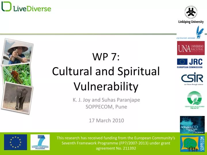 wp 7 cultural and spiritual vulnerability