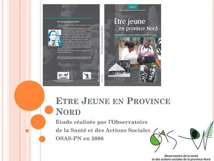 etre jeune en province nord