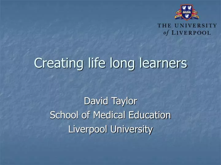 creating life long learners