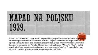 Napad na poljsku 1939.