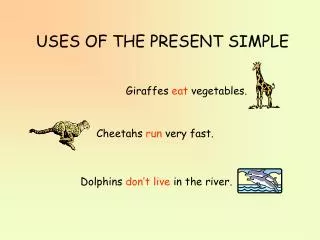 USES OF THE PRESENT SIMPLE